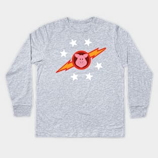 Cosmic Pork Kids Long Sleeve T-Shirt